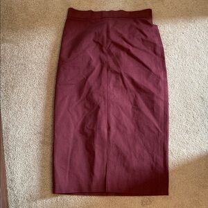 Banana Republic Deep Red Skirt